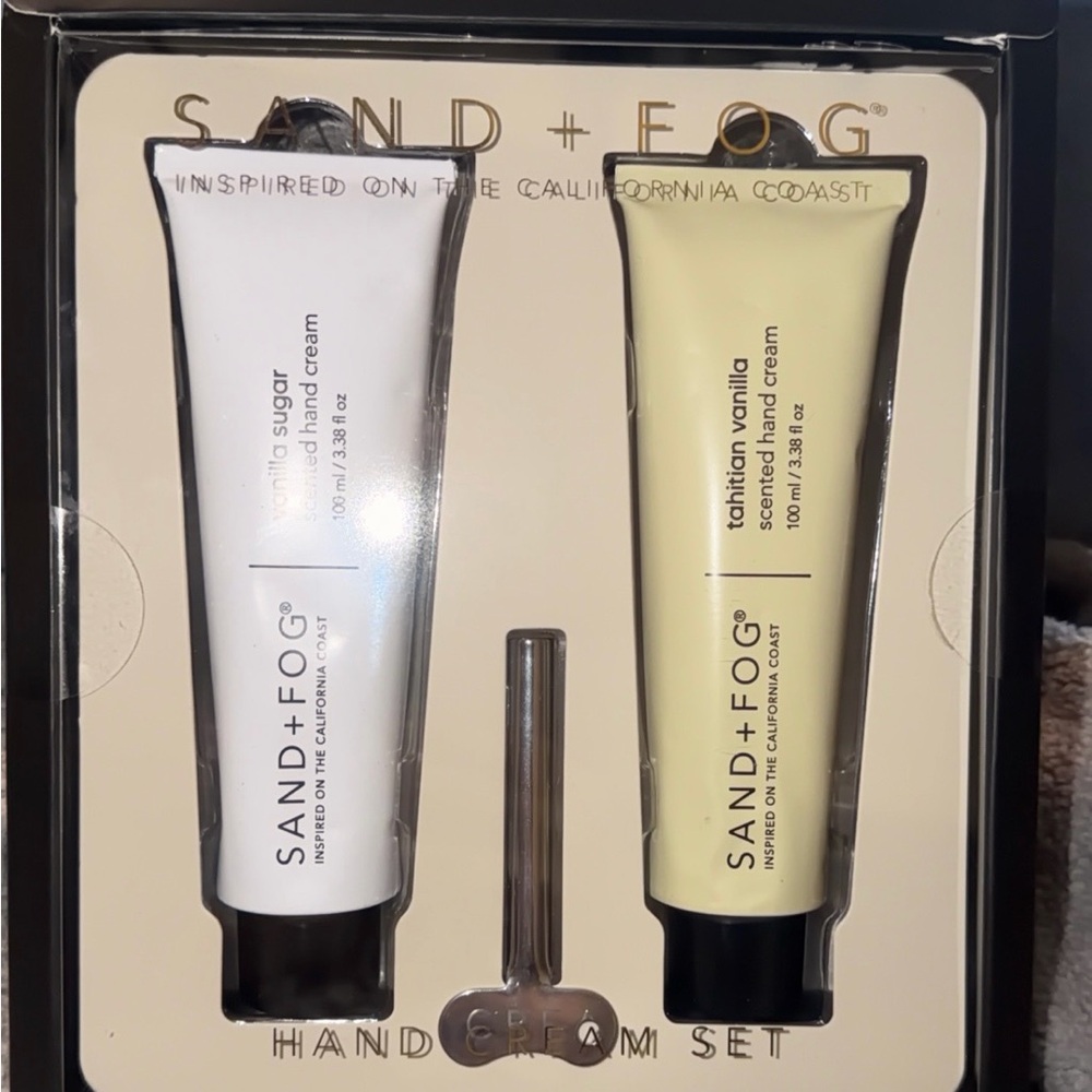 SAND + FOG Hand Cream Set - Vanilla Sugar & Tahitian Vanilla